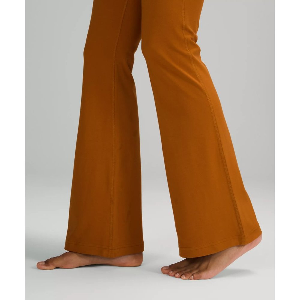 Lululemon Groove Super-High-Rise Flared Pant Nulu Butternut Brown PSL Pumpkin - Picture 3 of 12